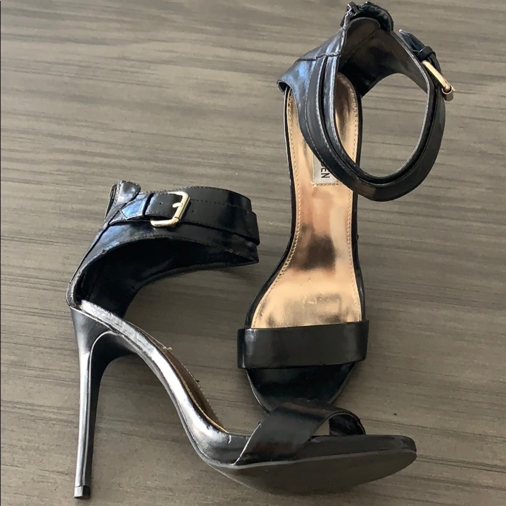 Black Heel with Ankle Strap